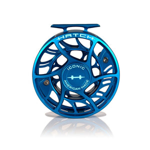 Hatch 2024 Custom Iconic Fly Reel - Kaiju Blue