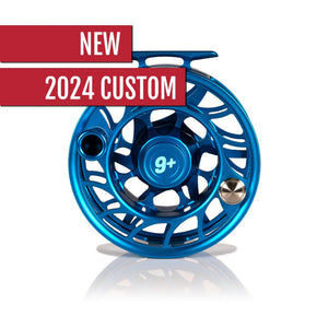 Hatch 2024 Custom Iconic Fly Reel - Kaiju Blue