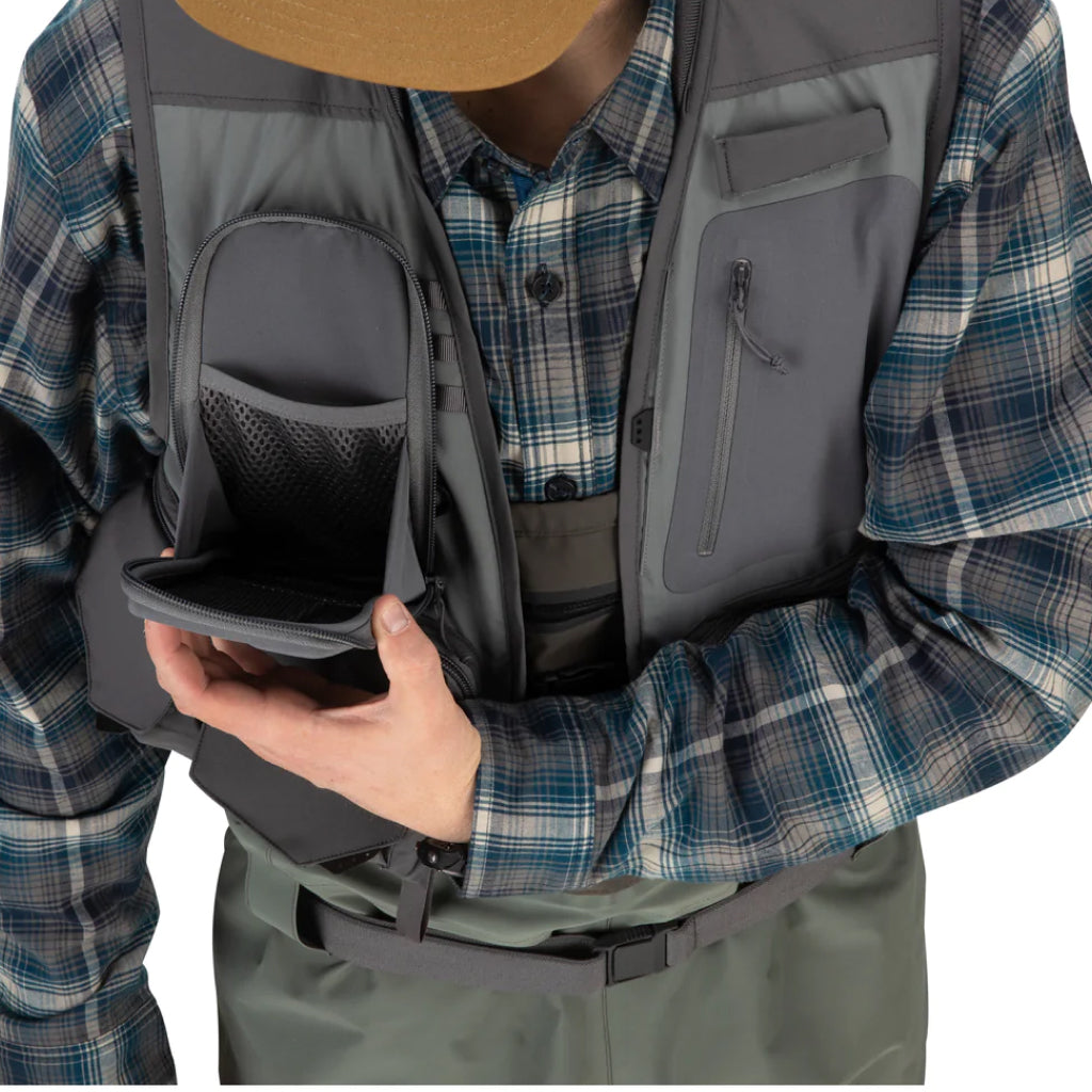 Simms G3 Guide Fly Fishing Vest Steel