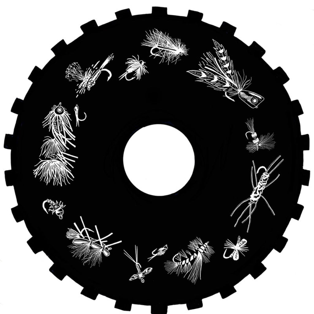 Abel Rove Fly Reel 9/11wt Black Frame/Black Drag Knob/Walnut Handle/Saltwater Engraving