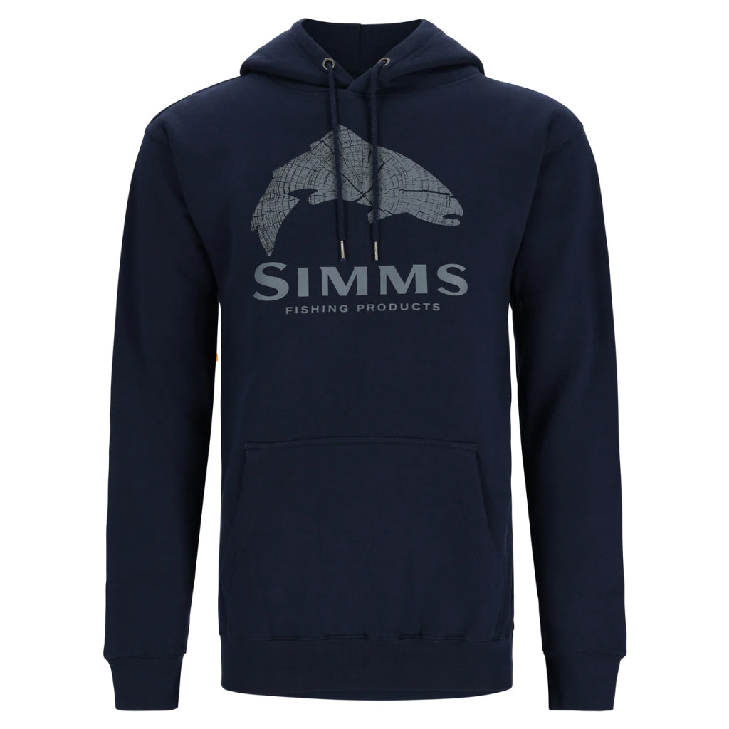 Simms Men's Rods and Stripes Hoody - Charcoal Heather - XL