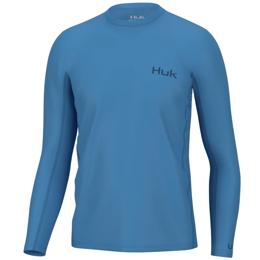 Spooled Performance Long Sleeve White with Tarpon SPF-30 (Small) at   Men's Clothing store