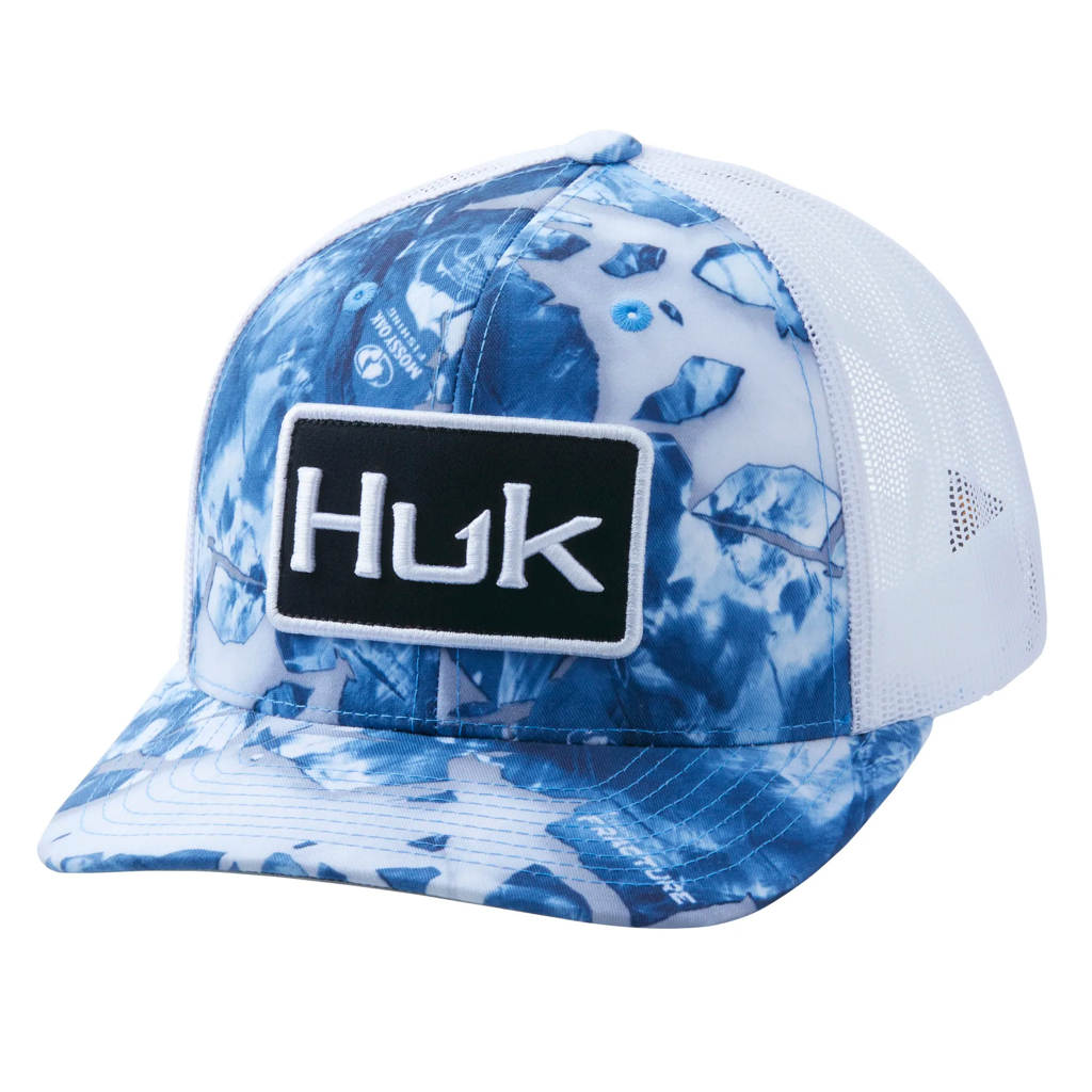 Huk Mossy Oak Fracture Trucker - The Compleat Angler