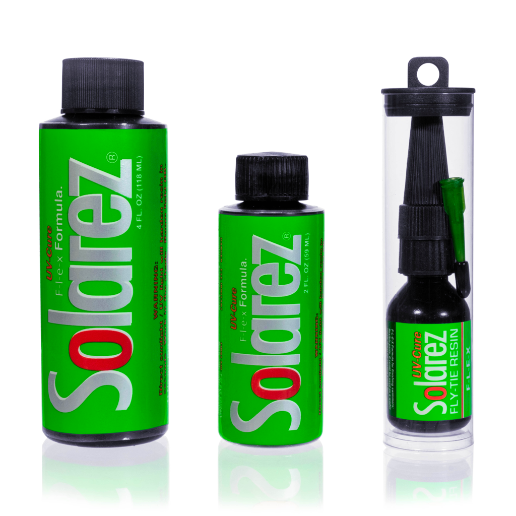 SOLAREZ UV RESIN - Fly Tying UV Cure Thin Thick Flex Formula 3 Sizes  Available! 