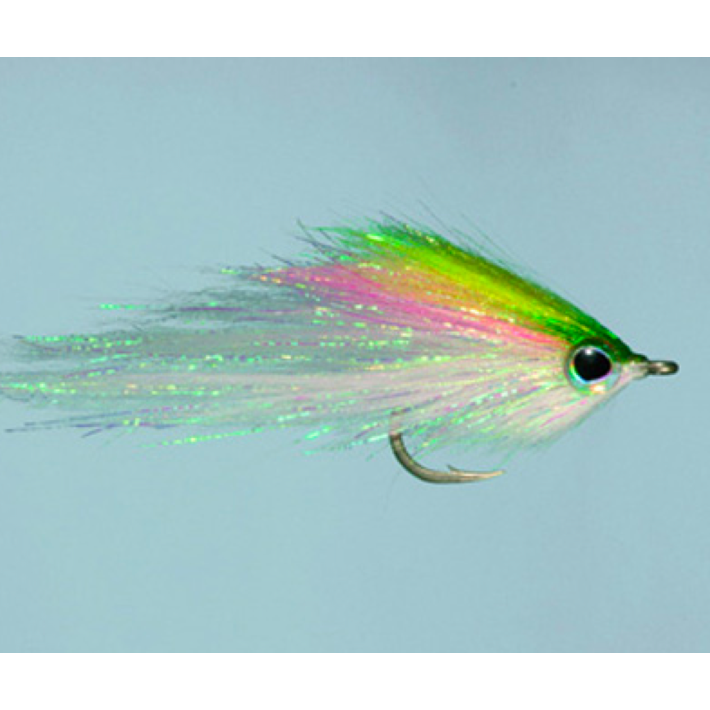 Rainy's Hamilton's Bush Pig Fly Chartreuse/White / 4/0