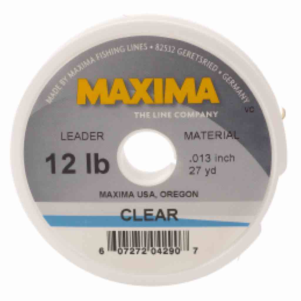 Maxima Fluorocarbon Leader 6lb/8lb 25m/27yds Fishing Line Fly