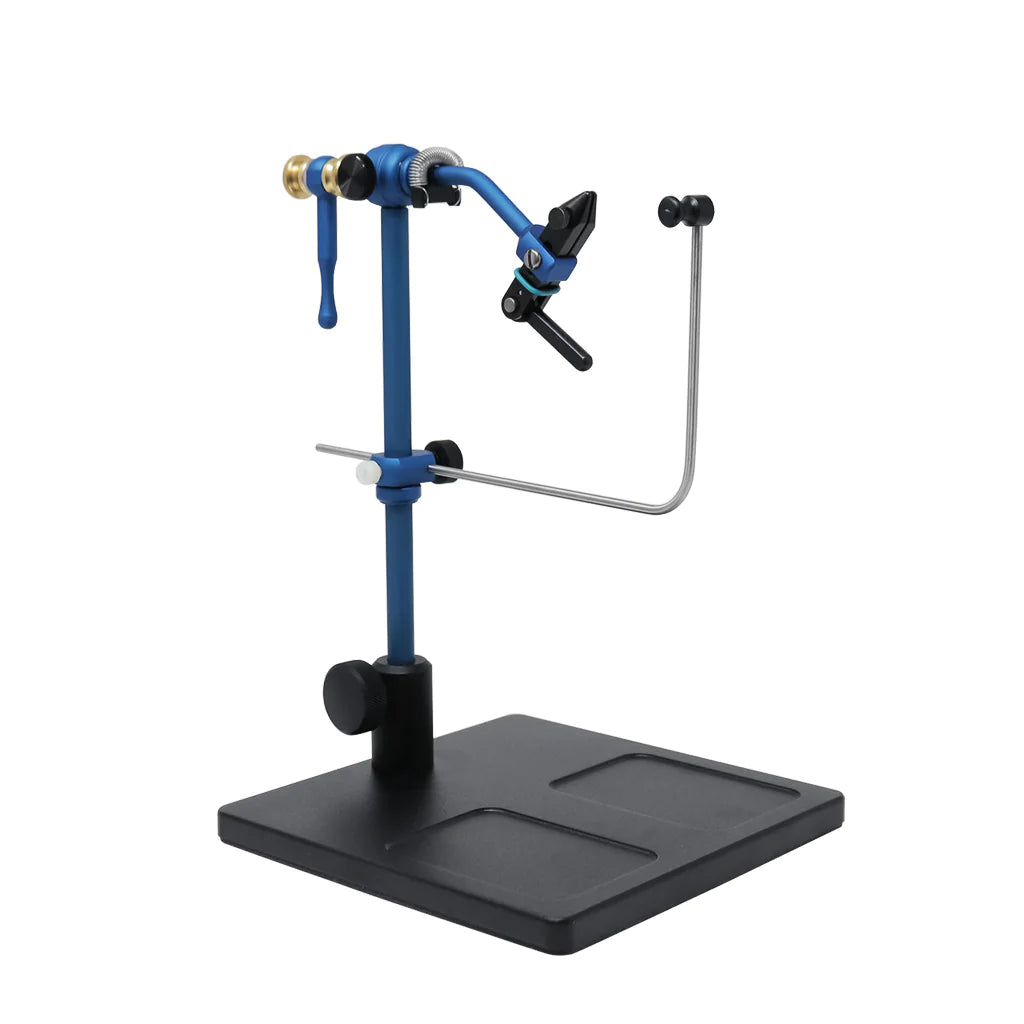  Shark Shooter Q II Generation Fly Tying Vise True Rotary Vise  Fine Adjustment of Rotation with Advanced Drag Discs 28 to 7/0 Hook Sizes :  Sports & Outdoors