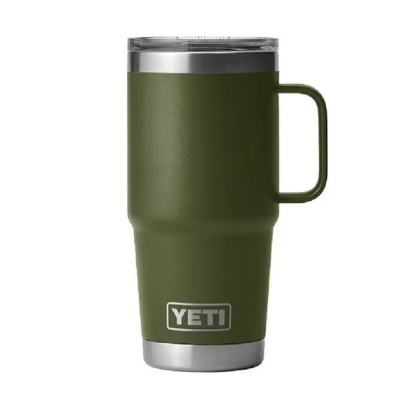 Difference Between YETI Rambler 20 oz Tumbler & Travel Mug with Handle and  Stonghold Lid 