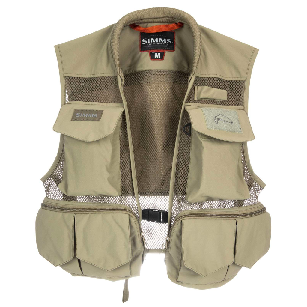 Saftbak Fly Fishing Vest Men´s Large Made In USA Tan Multi Pocket